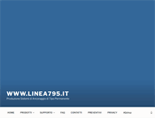Tablet Screenshot of linea795.it